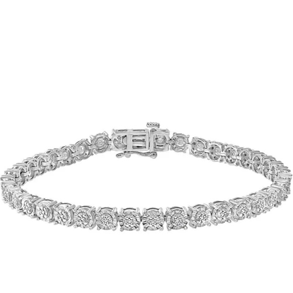 Effy Jewelry - EFFY Diamond Tennis Bracelet (1/4 ct. t.w.) in Silver over Sterling NWT
